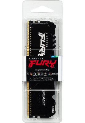 Kingston Пам'ять ПК DDR4 16GB KIT (8GBx2) 3600 FURY Beast RGB