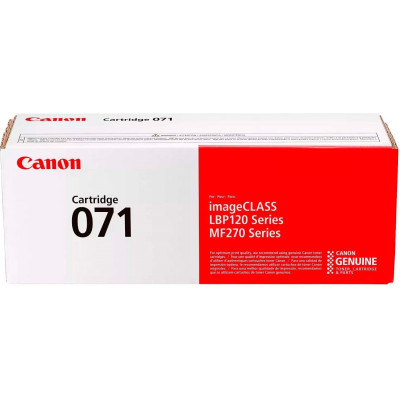 Canon Картридж 071 MF272dw/275dw/LBP122dw Black (1200 стор.)