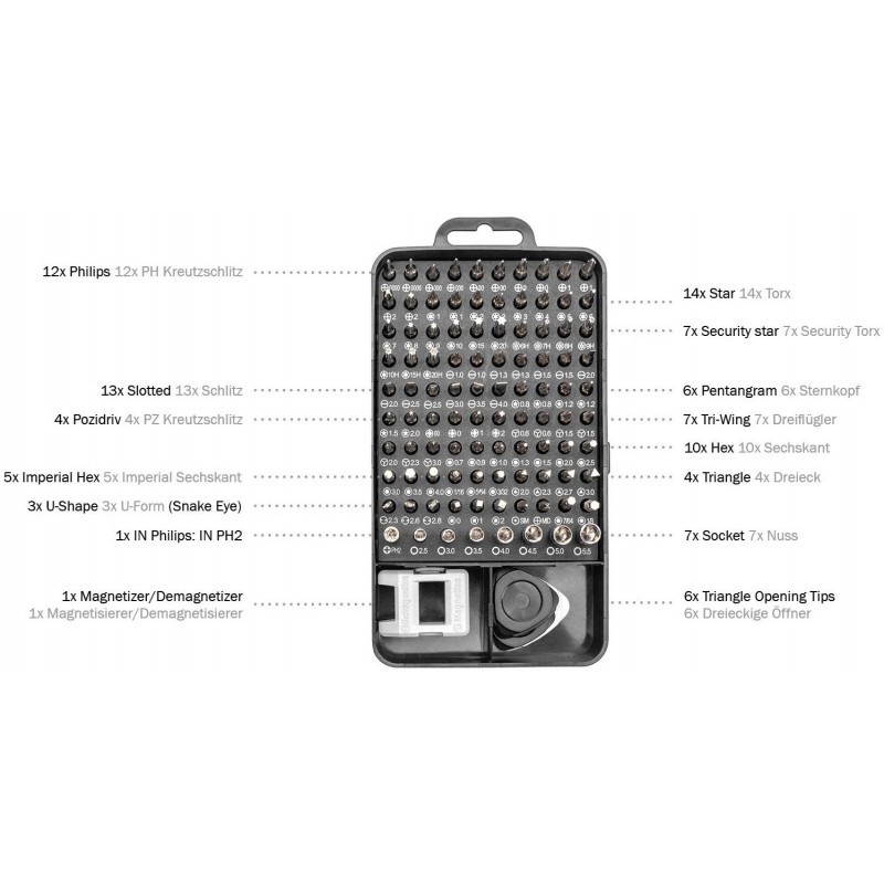 Digitus Набір викруток Precision Screwdriver Set 115