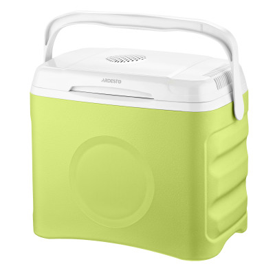 ARDESTO Холодильник дорожній ARDESTO, 2в1, 25л, 220/12В, підігрів 55°C, охолодження 18-20°C, USB-порт, 4.8кг, салатовий