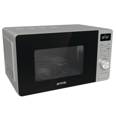 Gorenje MO20A4[Мікрохвильова піч, 20л, електр. кер., 800Вт, гриль, дисплей]