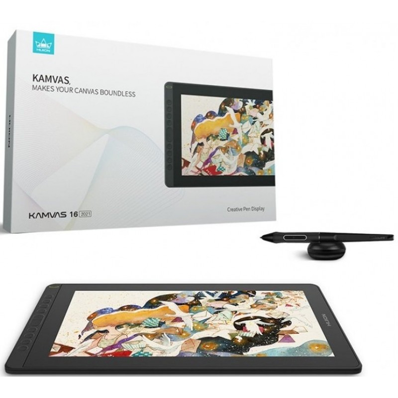 Huion Графічний планшет Huion Kamvas 16 GS1562 (2021), Cosmo Black