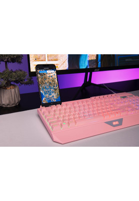 2E Gaming Клавіатура KG315 RGB USB Pink Ukr