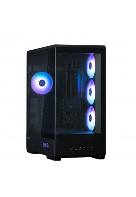 Zalman Корпус P50 DS без БР, 2xUSB3.0, 1xUSBType-C, 4x120мм ARGB, VGA 435мм, LCS ready, TG Side Panel, ATX, чорний