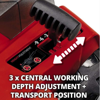 Einhell Аератор-скарифікатор акумуляторний GE-SA 36/35 Li-Solo 36В 35см безщітковий ножі 16шт 11.31кг (без АКБ та ЗП)
