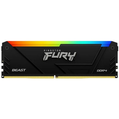 Kingston Пам'ять ПК Kingston DDR4 32GB KIT (16GBx2) 3200 FURY Beast RGB