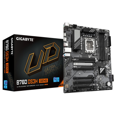 Gigabyte Материнська плата B760 DS3H GEN5 B760 s1700 4xDDR5 M.2 HDMI DP