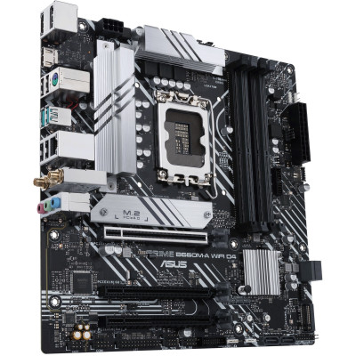 ASUS Материнська плата PRIME B660M-A WIFI D4 s1700 B660 4xDDR4 M.2 HDMI DP Wi-Fi BT mATX ASUS Материнська плата PRIME B660M-A WIFI D4 s1700 B660 4xDDR4 M.2 HDMI DP Wi-Fi BT mATX