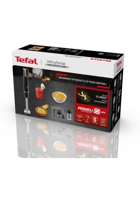 Tefal Блендер заглибний INFINY FORCE, 1000Вт, 5в1, чаша-800мл, XL чопер 1л., чорний