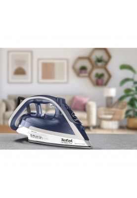 Tefal Праска Ultragliss Plus, 2800Вт, 270мл, паровий удар -260гр, постійна пара - 50гр, керам. підошва, синій