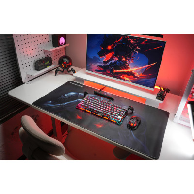GravaStar Ігрова поверхня WARRIOR, XL (900х450х3мм), чорний