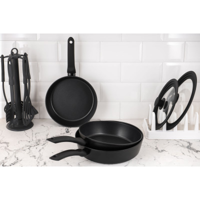 ARDESTO Сковорода глибока Gemini Gourmet Bolzano, 24см, алюміній, чорний