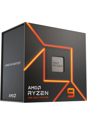 AMD Центральний процесор Ryzen 9 7900X 12C/24T 4.7/5.6GHz Boost 64Mb Radeon Graphics AM5 170W w/o cooler Box