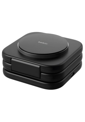 Belkin Зарядний пристрій бездротовий 3в1 Travel Pad Wireless Qi2 15Вт, чорний