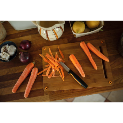 Fiskars Кухонний ніж для овочів прямий Functional Form, 8 см