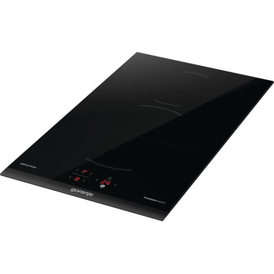 Gorenje Варильна поверхня індукційна, 30см, Доміно, PowerBoost, TouchControl, поєднання конфорок, чорний