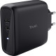 Trust Зарядне пристрій мережевий Maxo 65Вт, 2xUSB-C PD, чорний