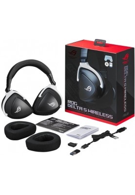 ASUS Гарнітура ROG Delta S Wireless Black/White 90YH03IW-B3UA00