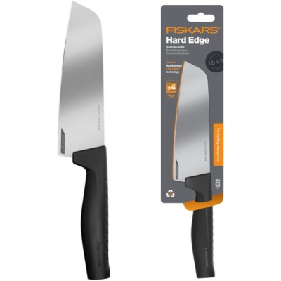 Fiskars Кухонний ніж Santoku Hard Edge, 16.1 см