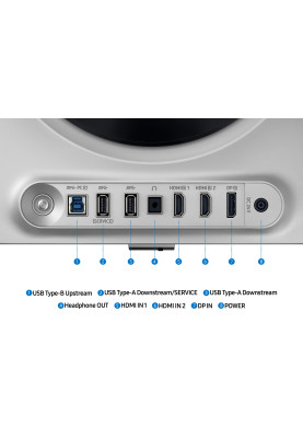 Samsung Монітор 27" Odyssey G6 27DG612S 2*HDMI, DP, USB, MM, OLED, 2560x1440, 240Hz, 0.3ms