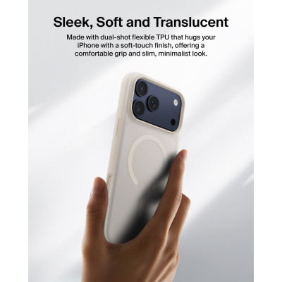 Belkin Чохол Belkin для iPhone 17 Pro Max, Magnetic Protective Grip, Sand Belkin Чохол Belkin для iPhone 17 Pro Max, Magnetic Protective Grip, Sand