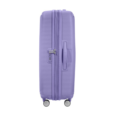 American Tourister Валіза American Tourister, Soundbox, поліпропілен, велика, 77см, 97/110л, TSA, 4 колеса, EXP, лавандовий