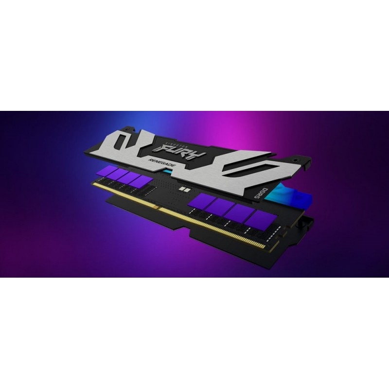 Kingston Пам'ять ПК DDR5 32GB KIT Renegade RGB KF564C32RSAK2-32