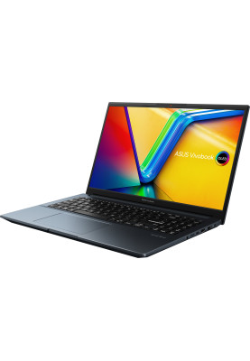 ASUS Ноутбук Vivobook Pro 15 M6500XU-LP017 15.6" FHD IPS, AMD R7-7840HS, 16GB, F1TB, NVD4050-6, noOS, Блакитний