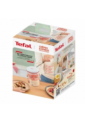 Tefal Експрес змішувач для тіста 900 мл, пластик, біло-червоний