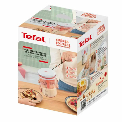 Tefal Експрес змішувач для тіста 900 мл, пластик, біло-червоний
