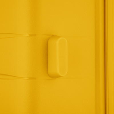 2E Валіза, Aero, поліпропілен, середня, 63/78 л, TSA, 4 колеса, EXP, янтарно-жовтий