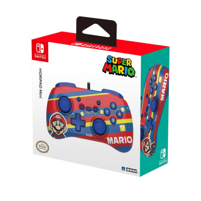 Hori Геймпад провідний Horipad Mini (Mario) для Nintendo Switch, Red/Blue