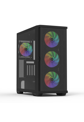 Zalman Корпус Z10 Duo, без БЖ, 2xUSB3.0, 1xUSB Type-C, 3x140mm ARGB fans, 1x120mm ARGB fans, TG Side Panel, EATX, Чорний