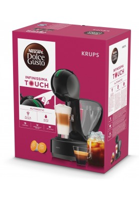 Krups Кавомашина капсульна Infinissima Touch, 1.2л, капсули, функція Espresso Boost, чорний