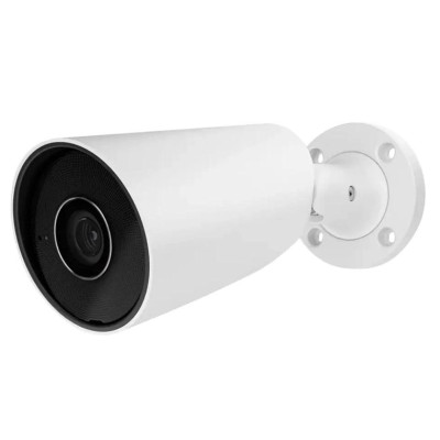 Ajax IP-Камера дротова BulletCam white, 8мп, 2.8мм, Poe, True WDR, IP 65, ІЧ 35м, аудіо, кут огляду 100° до 110°, вулична, біла