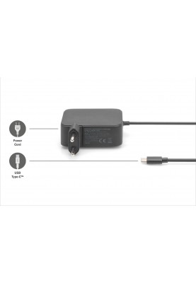 Digitus Зарядний пристрій USB-C, 100W GaN