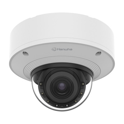 Samsung Hanwha Techwin Камера IP PNV-A6081R, 2MP, Dome, 4.38-9.33mm AVF, f/1.3-2.15, IR40m, DC 12V/PoE+, IP66/IP67/IP6K9K, IK10+, NEMA4X