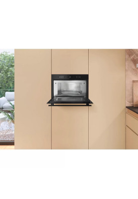 Whirlpool Мікрохвильова піч вбудована, 31л, електронне упр., 1000Вт, гриль, дисплей, чорний