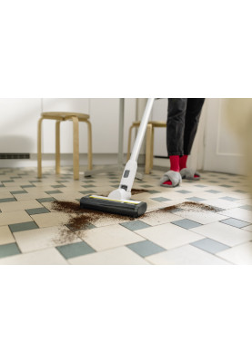 Karcher Пилосос безпровідний KVA 2, конт пилок -0.6л, автон. робота до 40хв, вага-2.06кг, білий