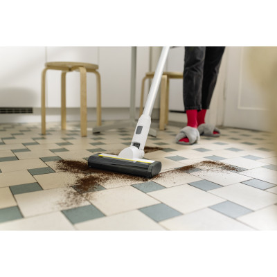 Karcher Пилосос безпровідний KVA 2, конт пилок -0.6л, автон. робота до 40хв, вага-2.06кг, білий Karcher Пилосос безпровідний KVA 2, конт пилок -0.6л, автон. робота до 40хв, вага-2.06кг, білий