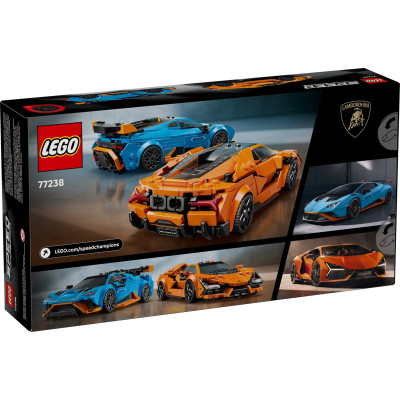 LEGO Конструктор Speed Champions Lamborghini Revuelto та Huracan STO
