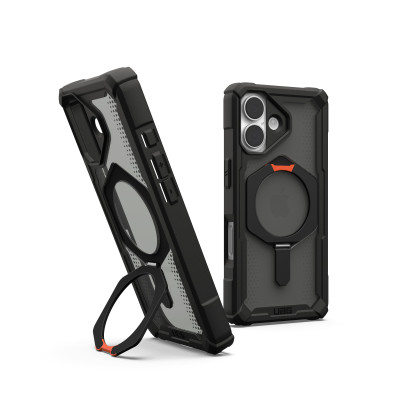 UAG Чохол для iPhone 17, Plasma XTE MagSafe, Black/Pop Orange