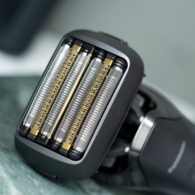 Panasonic Бритва електр. сіткова, 14000 об/хв, бритв.головок-6, Li-Ion, сух.+волог., тример, чорний