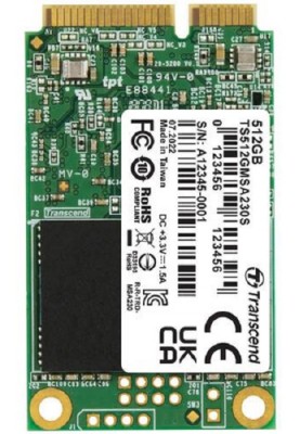 Transcend Накопичувач SSD mSATA 512GB SATA 230S