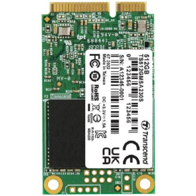 Transcend Накопичувач SSD mSATA 512GB SATA 230S
