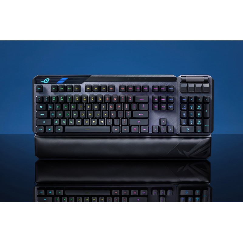 ASUS Клавіатура ROG CLAYMORE II RD RGB 108key USB/WL EN Black