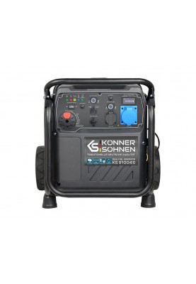 Könner & Söhnen Генератор газо-бензиновий інверторний KS8100IEG, 230В, 8.5кВт, електростартер, 68кг.