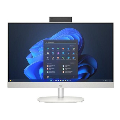 HP Комп'ютер персональний моноблок 245-G10 23.8" FHD IPS AG, AMD R5-7520U, 16GB, F512GB, UMA, WiFi, кл+м, 3р, DOS, білий