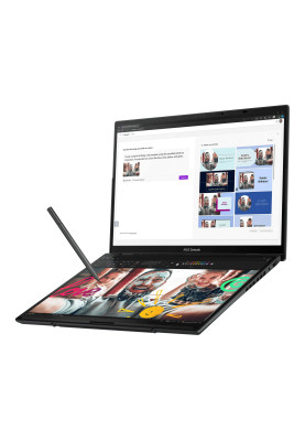 ASUS Ноутбук Zenbook Duo UX8406CA-QL048W 14" FHD OLED, Intel Ultra 9 285H, 32GB, F2TB, UMA, Win11, Сірий