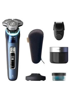 Philips Бритва електр. Series i9000 Prestige SkinIQ, бритв.головок-3, Li-Ion, сух.+волог., індикатор заряду, твердий чохол, синій